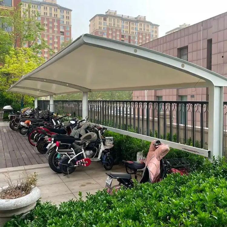 北京膜结构电动车棚